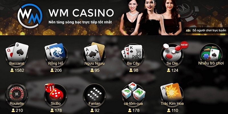 Giới thiệu các siêu phẩm hot nhất tại WM Casino Nohu90