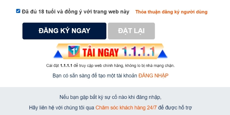 Giao diện bước xác nhận